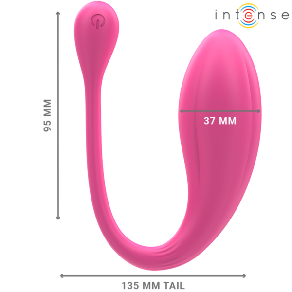 INTENSE - JANICE VIBRADOR U DUPLA ESTIMULAÇÃO 10 VIBRAÇÕES ROSA CONTROLE REMOTO - Image 6