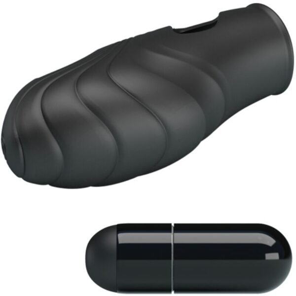 PRETTY LOVE - LICH SILICONE DEDO VIBRADOR PRETO - Image 5