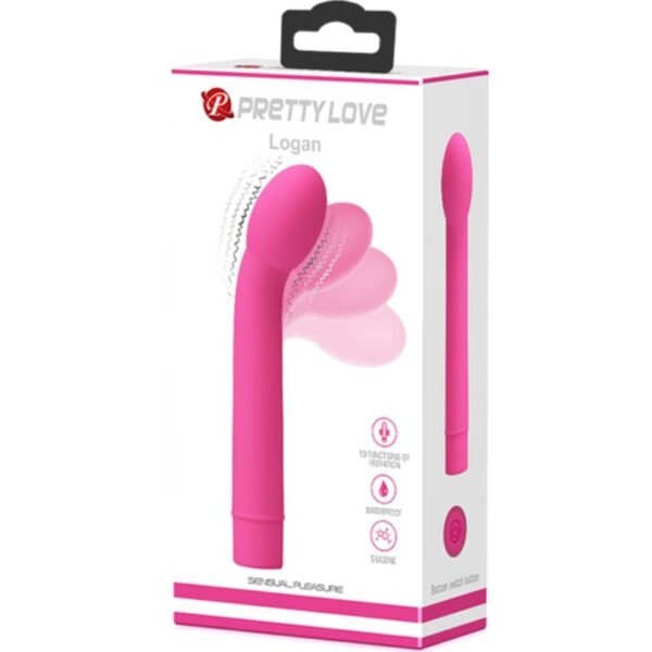 PRETTY LOVE - LOGAN G-SPOT VIBRADOR 10 VIBRAÇÕES ROSA - Image 6