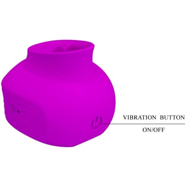 PRETTY LOVE - ESTELLE TONGUE CLITORIS STIMULATOR 12 VIBRAÇÕES ROXO - Image 4