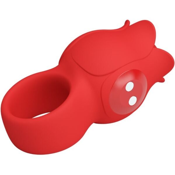 PRETTY LOVE - VIBRADOR DE DEDO EM FORMA DE JAE ROSE 10 VIBRAÇÕES VERMELHO - Image 5