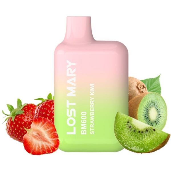 LOST MARY - BM600 NICOTINA VAPER 2% DESCARTÁVEL MORANGO KIWI