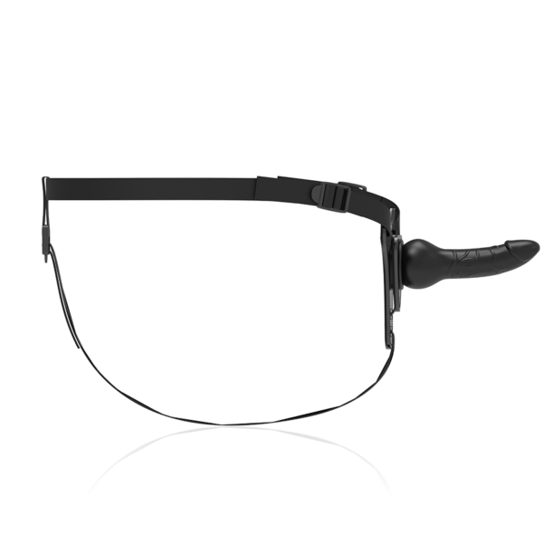 FETISH SUBMISSIVE HARNESS - SILICONE PRETO REALISTA 16 CM - Image 4
