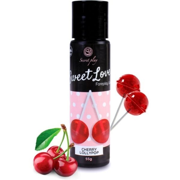 SECRETPLAY - GEL  CHERRY LOLLIPOP DOCE AMOR 60 ML - Image 2