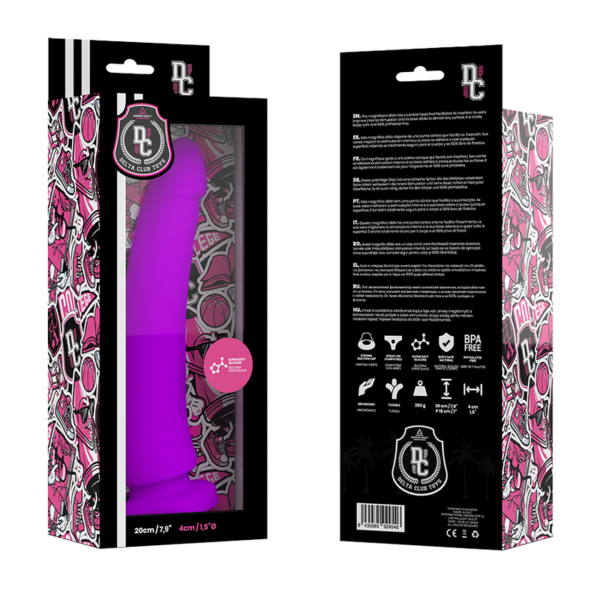 DELTA CLUB - TOYS LILAC DILDO MEDICAL SILICONE 20 CM -O- 4 CM - Image 4