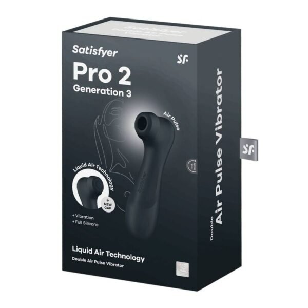 SATISFYER - TECNOLOGIA DE AR LÍQUIDO PRO 2 GERAO 3 PRETO - Image 6