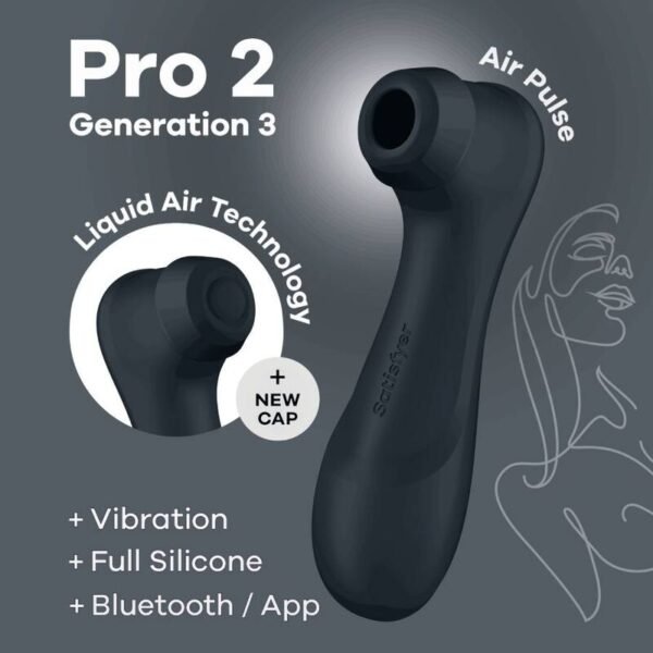 SATISFYER - PRO 2 GENERACIÓN 3 PRETO BLUETOOTH E APLICATIVO - Image 6