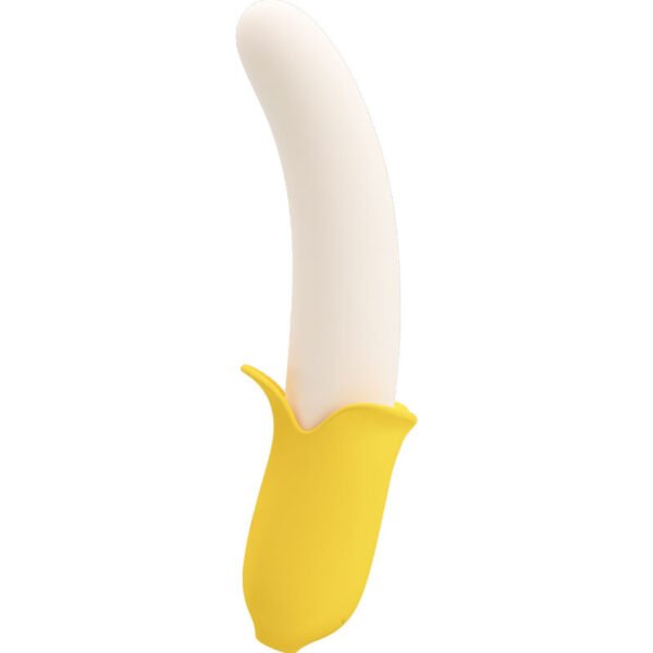 PRETTY LOVE - BANANA GEEK SUPER POWER 7 VIBRAÕES PARA CIMA E PARA BAIXO SILICONE PRETO - Image 2