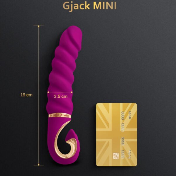 G-VIBE - GJACK MINI VIBRADOR DE SILICONE ROXO - Image 2