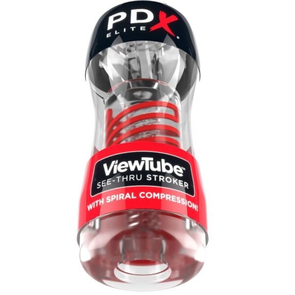 PDX ELITE - STROKER VIEWTUBE 2 COMPRESSO ESPIRAL TRANSPARENTE - Image 2
