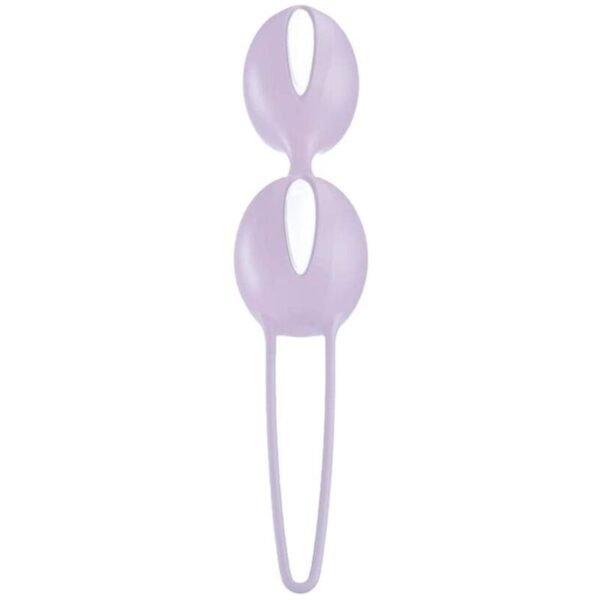 FUN FACTORY -  SMARTBALLS DUO BOLAS PÉLVICAS BRANCO / ROXO PASTEL - Image 2