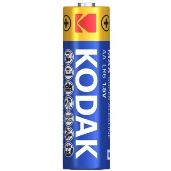 KODAK - MAX PILHA ALCALINA AA LR6 PACOTE*20 PILHAS - Image 2