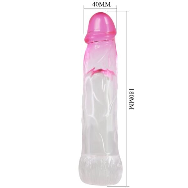 PRETTY LOVE - NERON REALISTA 6 CM BAINHA DE AMPLIAÇÃO PARA PÊNIS ROSA - Image 4
