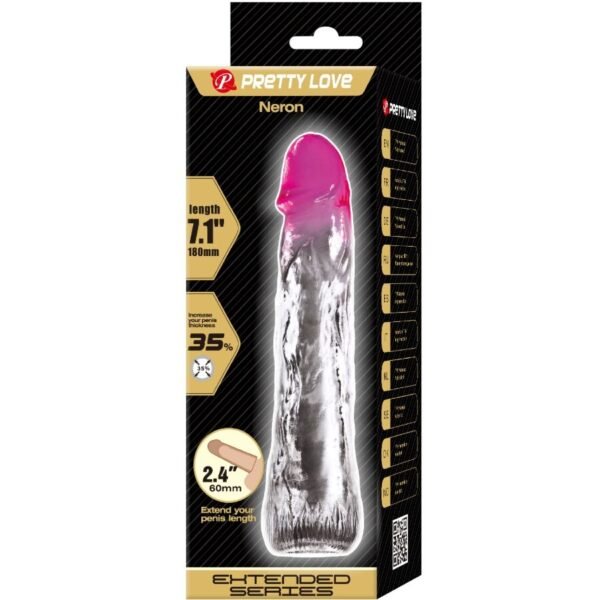PRETTY LOVE - NERON REALISTA 6 CM BAINHA DE AMPLIAÇÃO PARA PÊNIS ROSA - Image 6