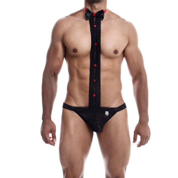 MOB - SMOKING COM TANGA DE RENDA TAMANHO L/XL