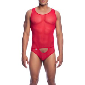 MOB - BODYSHEER VERMELHO TRANSPARENTE TAMANHO L/XL