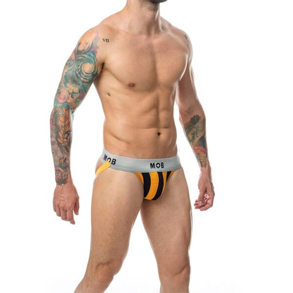 MOB - CALÇA CLASSIC JOCK STRIPE LARANJA TAMANHO G - Image 3