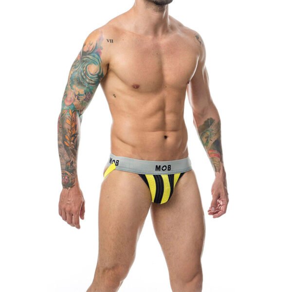 MOB - CALÇA CLASSIC JOCK STRIPE AMARELA TAMANHO G - Image 3
