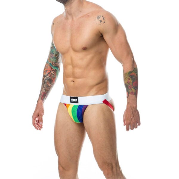 MOB - CALÇA CLASSIC JOCK STRIPE RAINBOW TAMANHO G - Image 2
