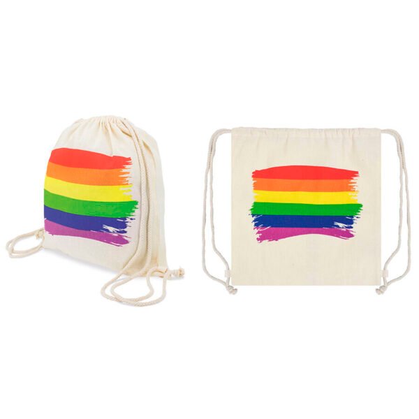 PRIDE - MOCHILA COM BANDEIRA LGBT DE ALGODO - Image 3