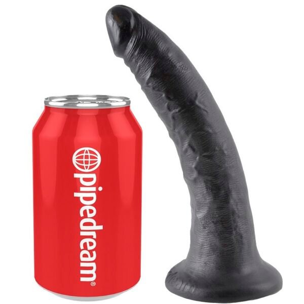 KING COCK - 7 DILDO PRETO 17.8 CM - Image 3