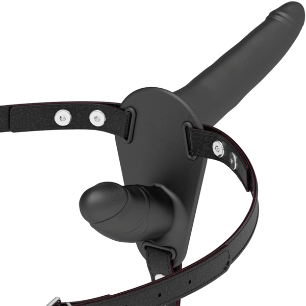 FETISH SUBMISSIVE HARNESS - DUPLA PENETRAO PRETO