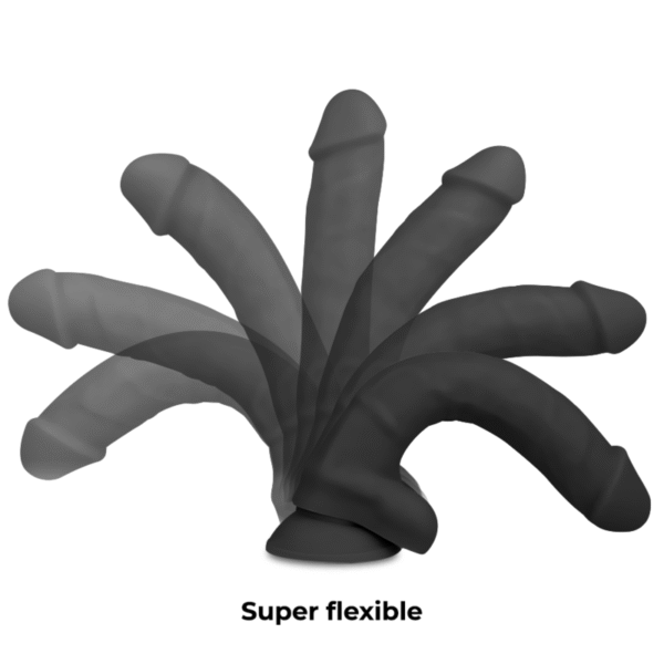 COCK MILLER - ARNÊS + DENSIDADE DE SILICONE ARTICULVEL COCKSIL PRETO 18 CM - Image 6