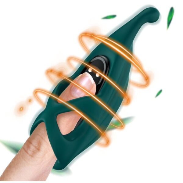 ARMONY - ESTIMULADOR DE DEDO E VIBRADOR VERDE - Image 2