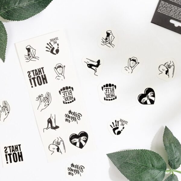 SECRET PLAY - CONJUNTO DE 10 TATUAGENS TEMPORRIAS COLEO KINKY - Image 3