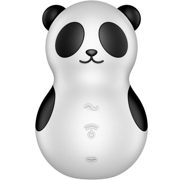 SATISFYER - POCKET PANDA ESTIMULADOR E VIBRADOR PRETO E BRANCO - Image 2
