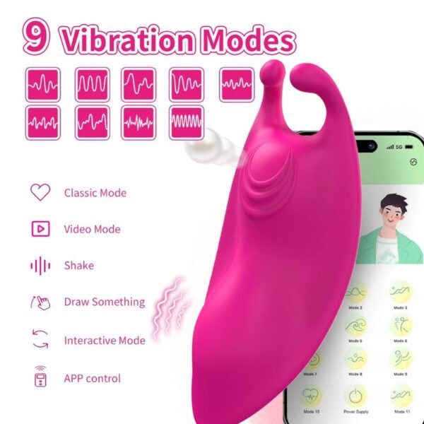ARMONY - HONEYBEE WEARABLE CALÇAS VIBRADOR G-SPOT FÚCSIA - APLICATIVO GRATUITO - Image 4