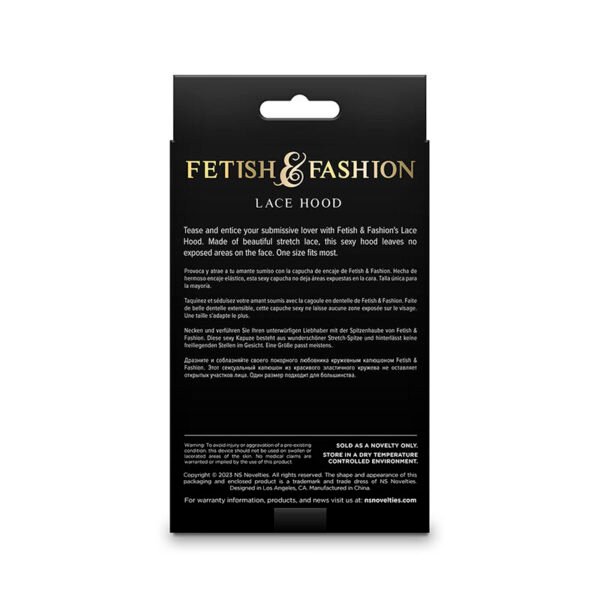 NS NOVELTIES - FETISH & FASHION CAPUZ DE RENDA PRETO - Image 2
