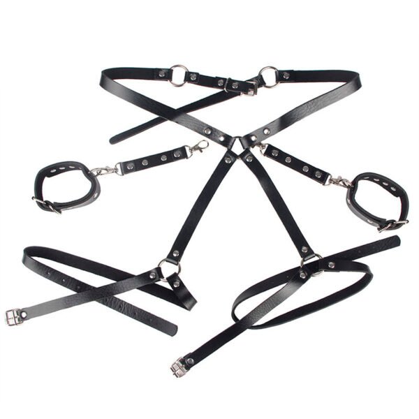 SUBBLIME - 953690 ALGEMAS COM CINTO DE BONDAGE PRETO TAMANHO ÚNICO - Image 4