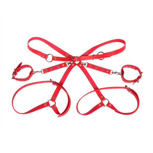 SUBBLIME - 953706 ALGEMAS COM CINTO BONDAGE VERMELHO TAMANHO ÚNICO - Image 4