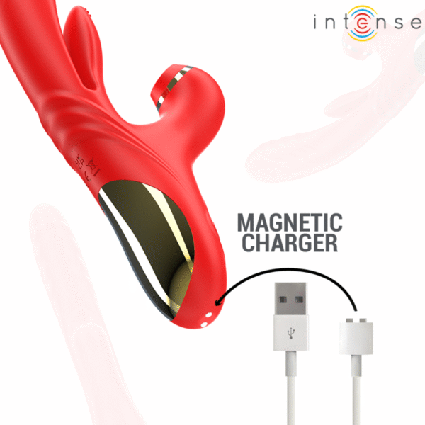 INTENSE - KAROL MULTIFUNÇÃO VIBRADOR IMPULSO & ESTIMULAÇÃO & SUCÇÃO VERMELHO - Image 7