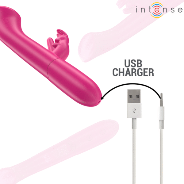INTENSE - JULIETA RABBIT VIBRADOR 18,6 CM 10 VIBRAÇÕES ROSA - Image 7