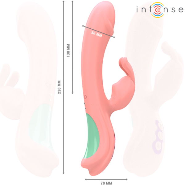 INTENSE - RACHEL RABBIT VIBRADOR 5 VIBRAÇÕES ROSA - Image 7