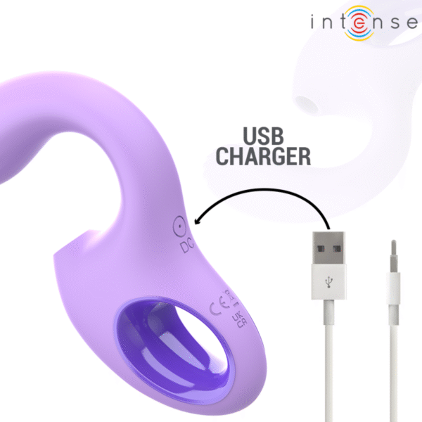 INTENSE - BAXTER VIBRADOR E ESTIMULADOR VIOLETA CONTROLE REMOTO - Image 7