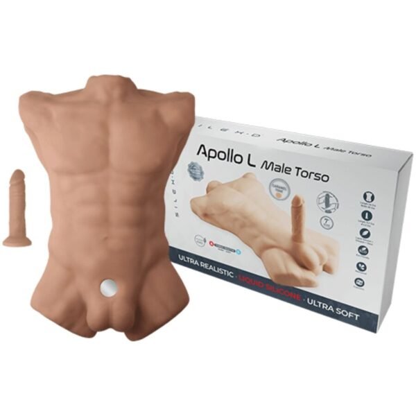 SILEXD - APOLLO L TRONCO MASCULINO REALISTA CARAMELO - Image 2