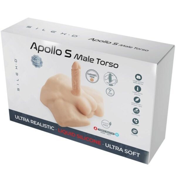 SILEXD - APOLLO S REALISTA MEIO TORSO MASCULINO CARAMELO - Image 6