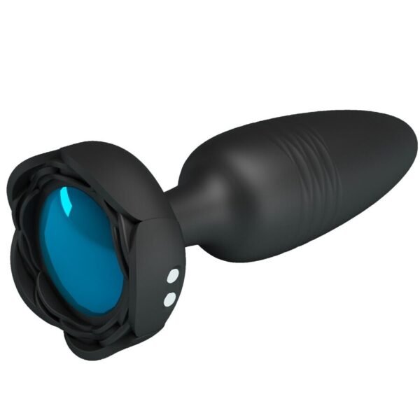 PRETTY LOVE - TARION ANAL PLUG COM LUZ LED PRETO 12,5 CM - Image 2