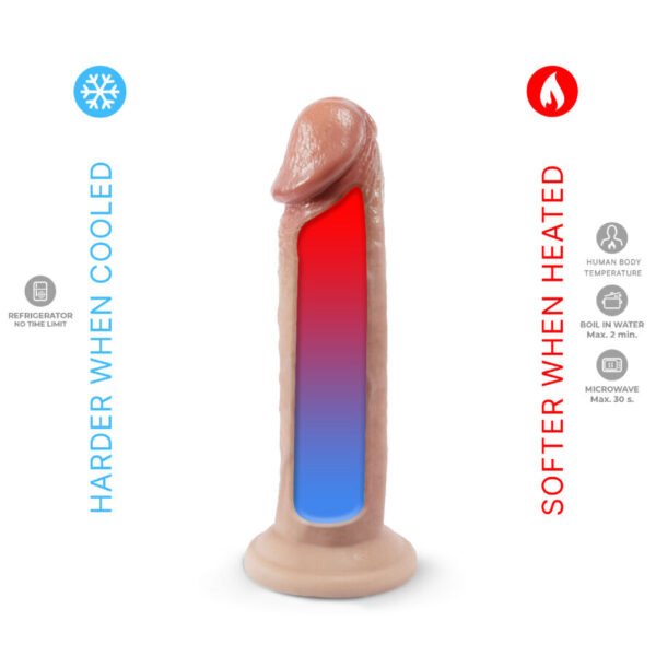 SILEXD - MODELO DE PÊNIS REALÍSTICO 2 SILICONE TERMORATIVO PREMIUM 19 CM - Image 4