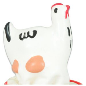 CONDOMERIE - PRESERVATIVOS NOVIDADES PINTADOS À MÃO GALINHA BRANCA