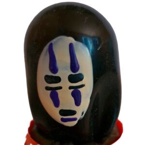 CONDOMERIE - MÁSCARA DE PRESERVATIVOS NOVIDADE PINTADA À MÃO GHOST BLACK