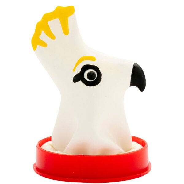 CONDOMERIE - PRESERVATIVOS NOVIDADES PINTADOS À MÃO PAPAGAIO BRANCO - Image 2