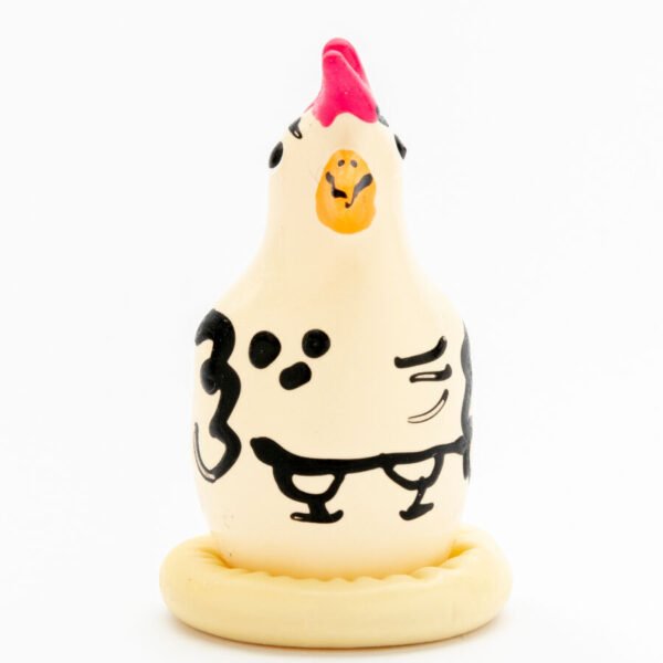CONDOMERIE - PRESERVATIVOS NOVIDADES PINTADOS À MÃO COCKY ROOSTER - Image 5
