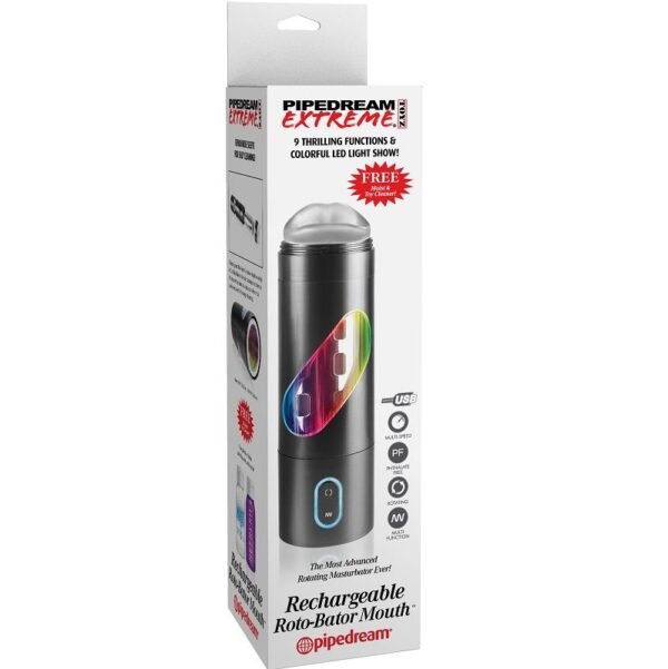 EXTREME TOYZ - BOCA MASTURBADOR MASCULINO ROTO BATOR USB - Image 6