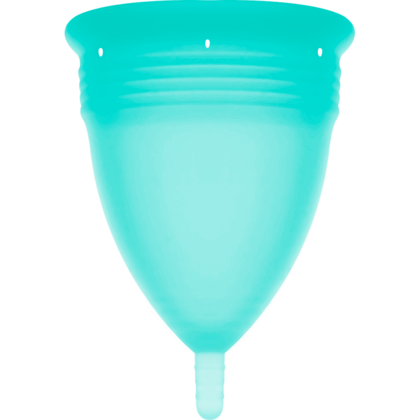 STERCUP - COPO MENSTRUAL DE SILICONE FDA AQUAMARINE - TAMANHO S - Image 3