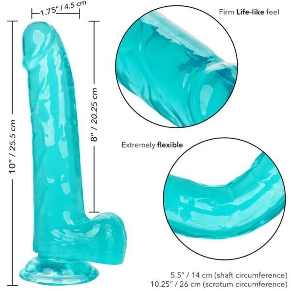 CALEXOTICS - DILDO QUEEN TAMANHO AZUL 20.3 CM - Image 6