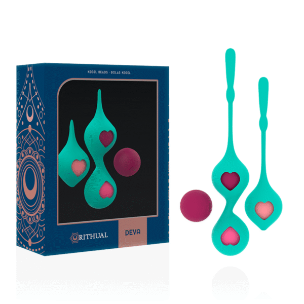 RITHUAL - CONJUNTO DE TREINAMENTO PÉLVICO DEVA AQUA GREEN - Image 2